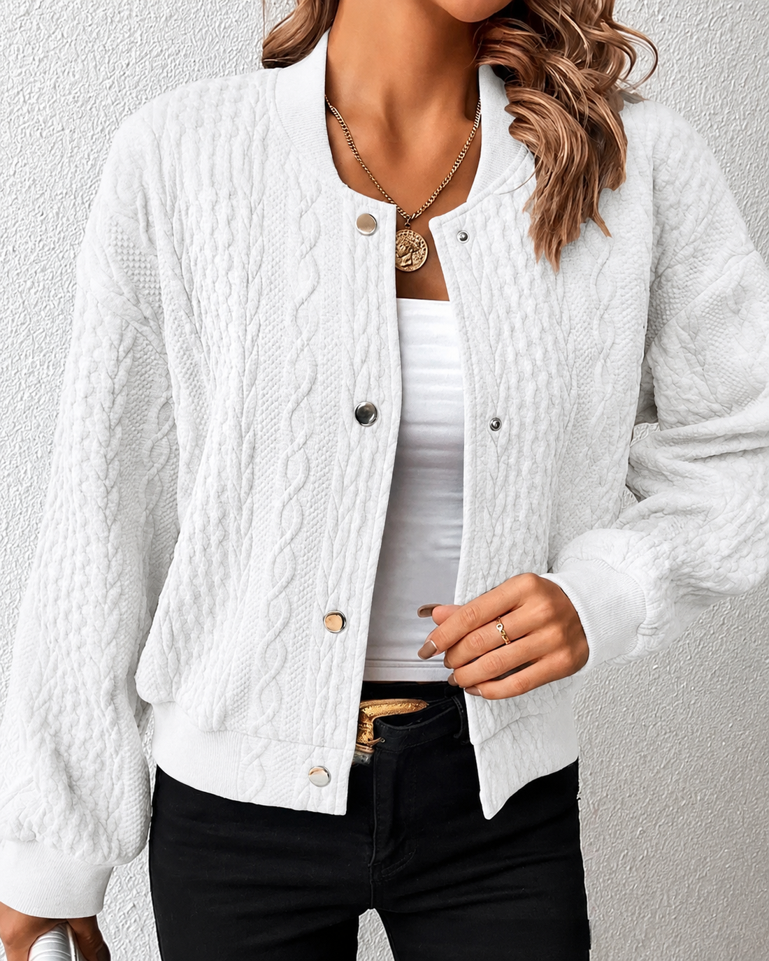 Kymbrea - Cardigan Boutonné Douillet