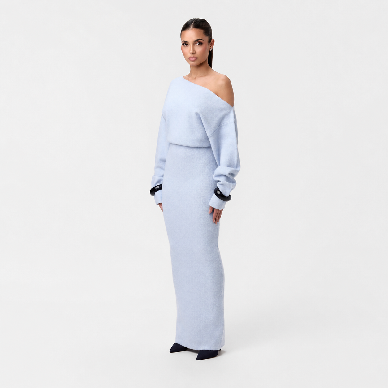 Tahlia - Robe Longue Élégante à Une Épaule