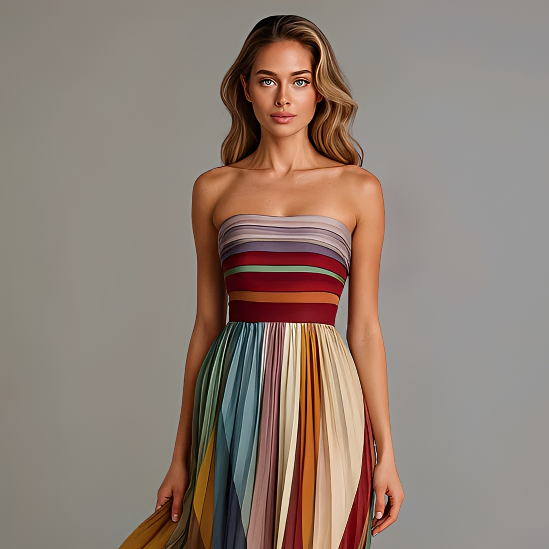 Gracelyn - Robe Maxi Chic à Bustier