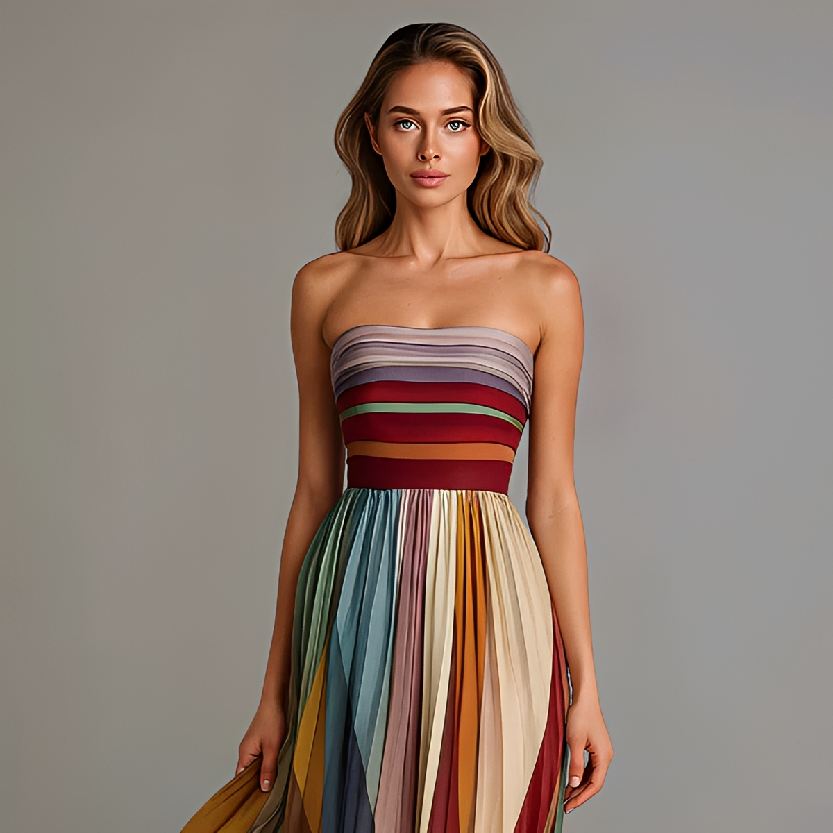 Gracelyn - Robe Maxi Chic à Bustier