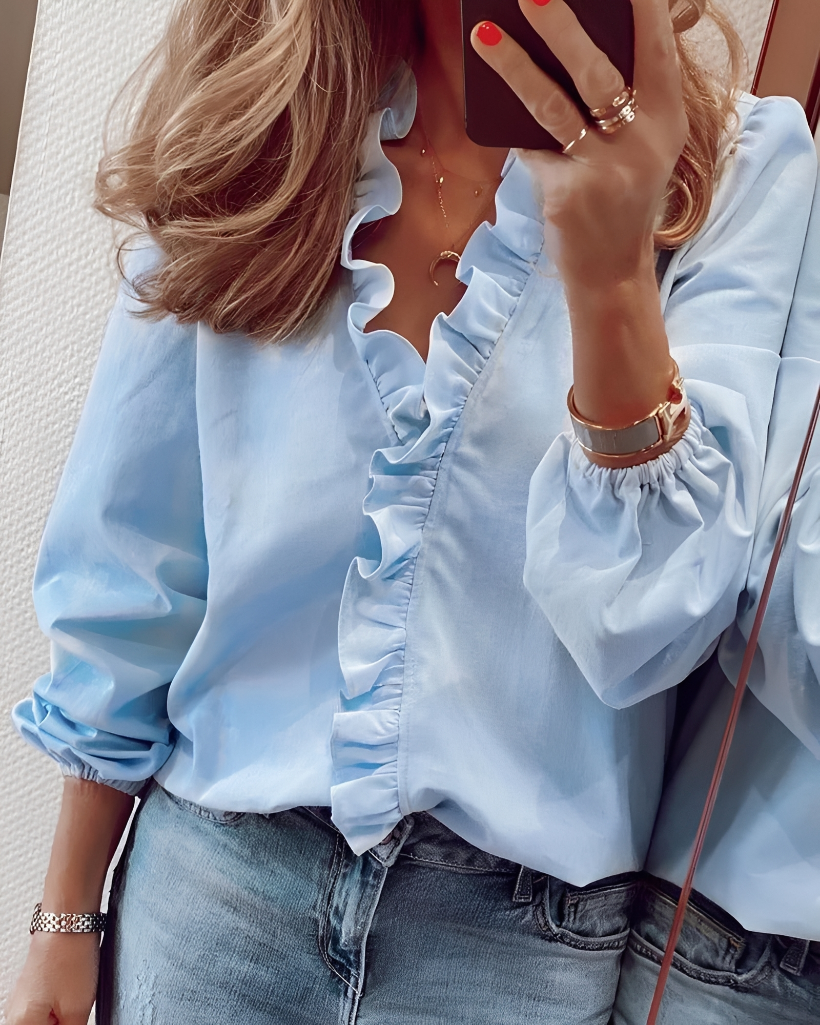 Sabrina - Blouse Élégante et Raffinée