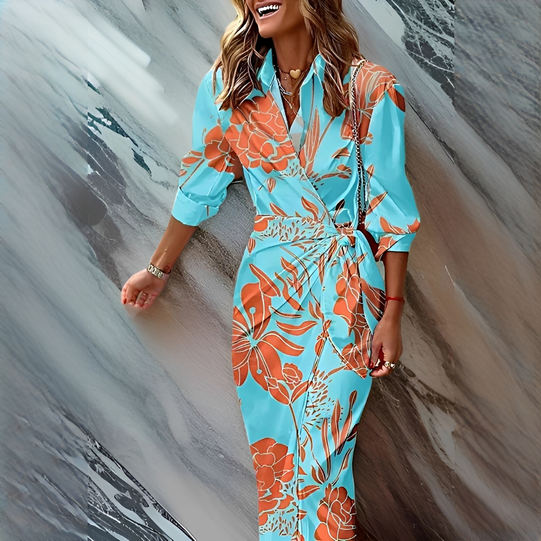 Emily - Robe Chic et Moderne à Rayures