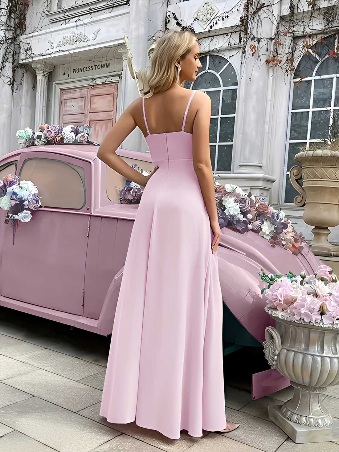 Carline - Robe Maxi Élégante et Distinguée