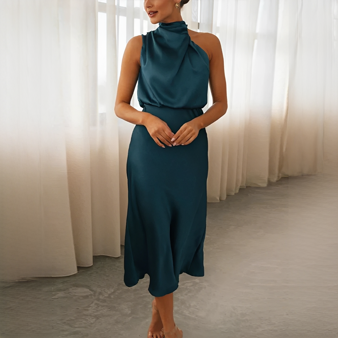 Juliana - Robe moderne sans manches avec col halter