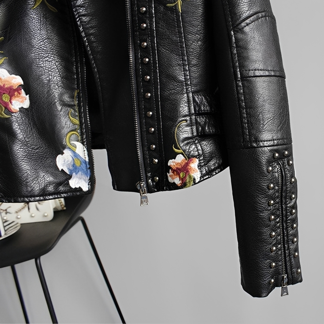 Zoey - Blazer Rétro Orné