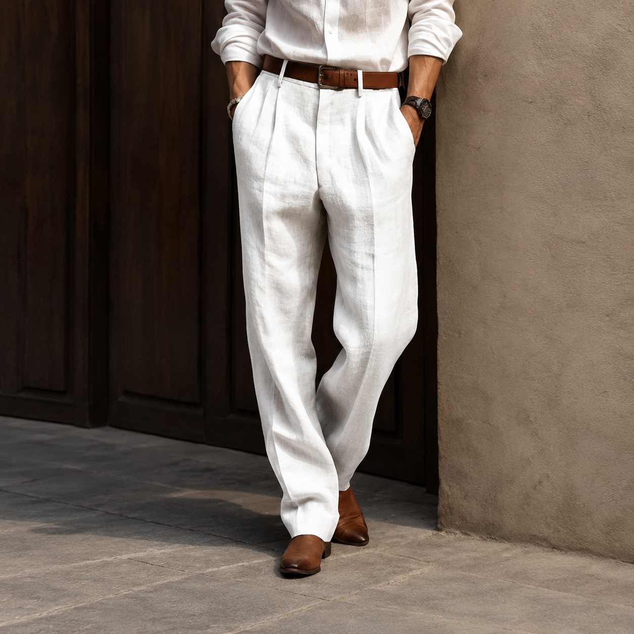 Jethro - Pantalon Droit Style Intemporel