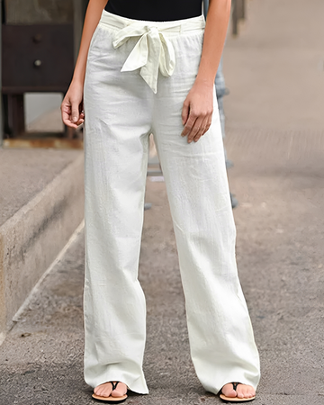 Saniyah - Pantalon à Taille Élastique avec Cordon