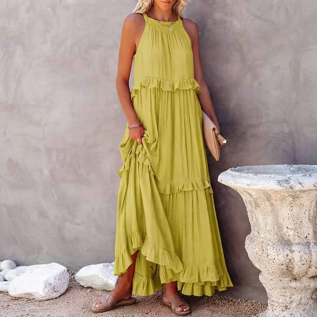 Vessa - Robe Maxi Chic à Étages