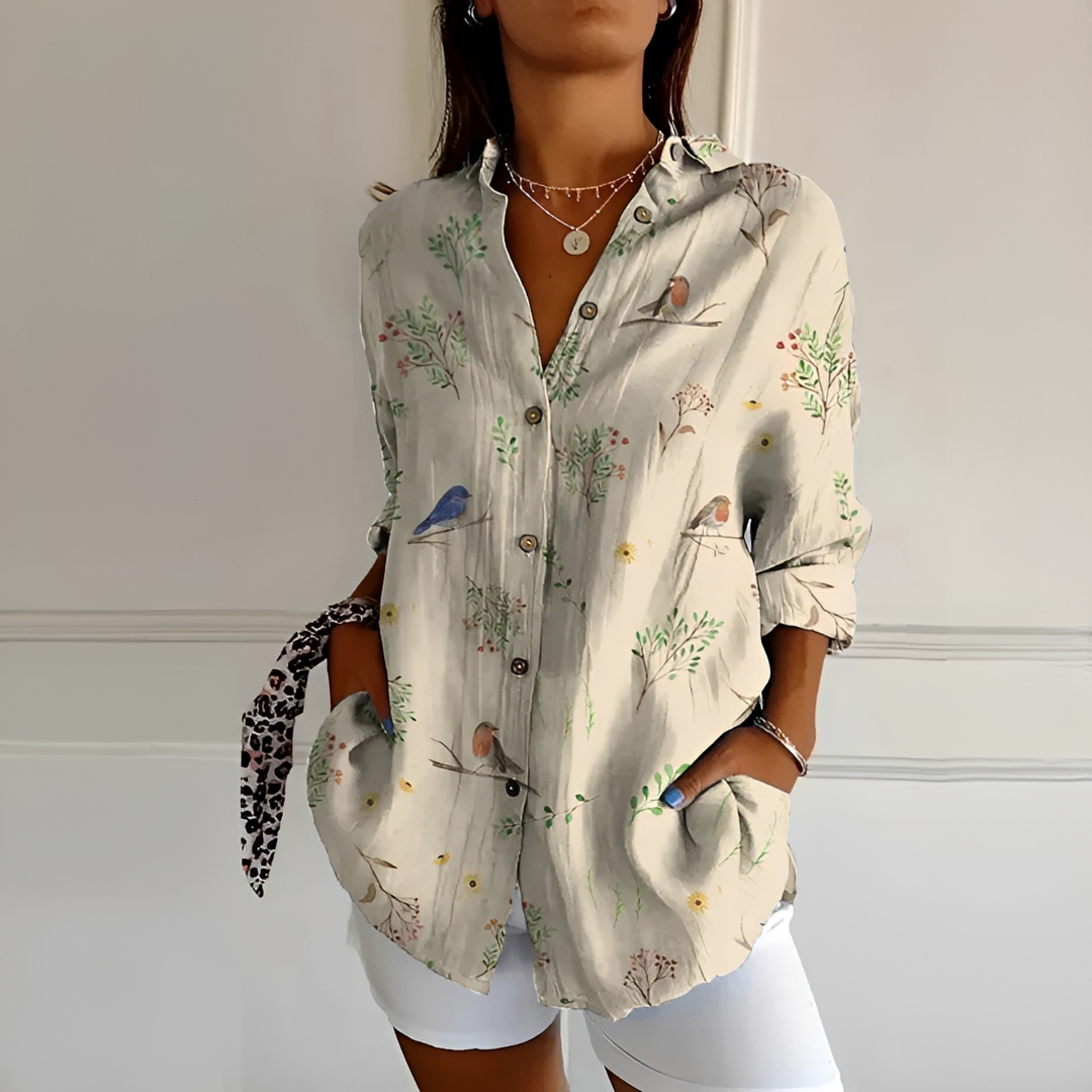 Eleanor - Chemise Chic à Boutons