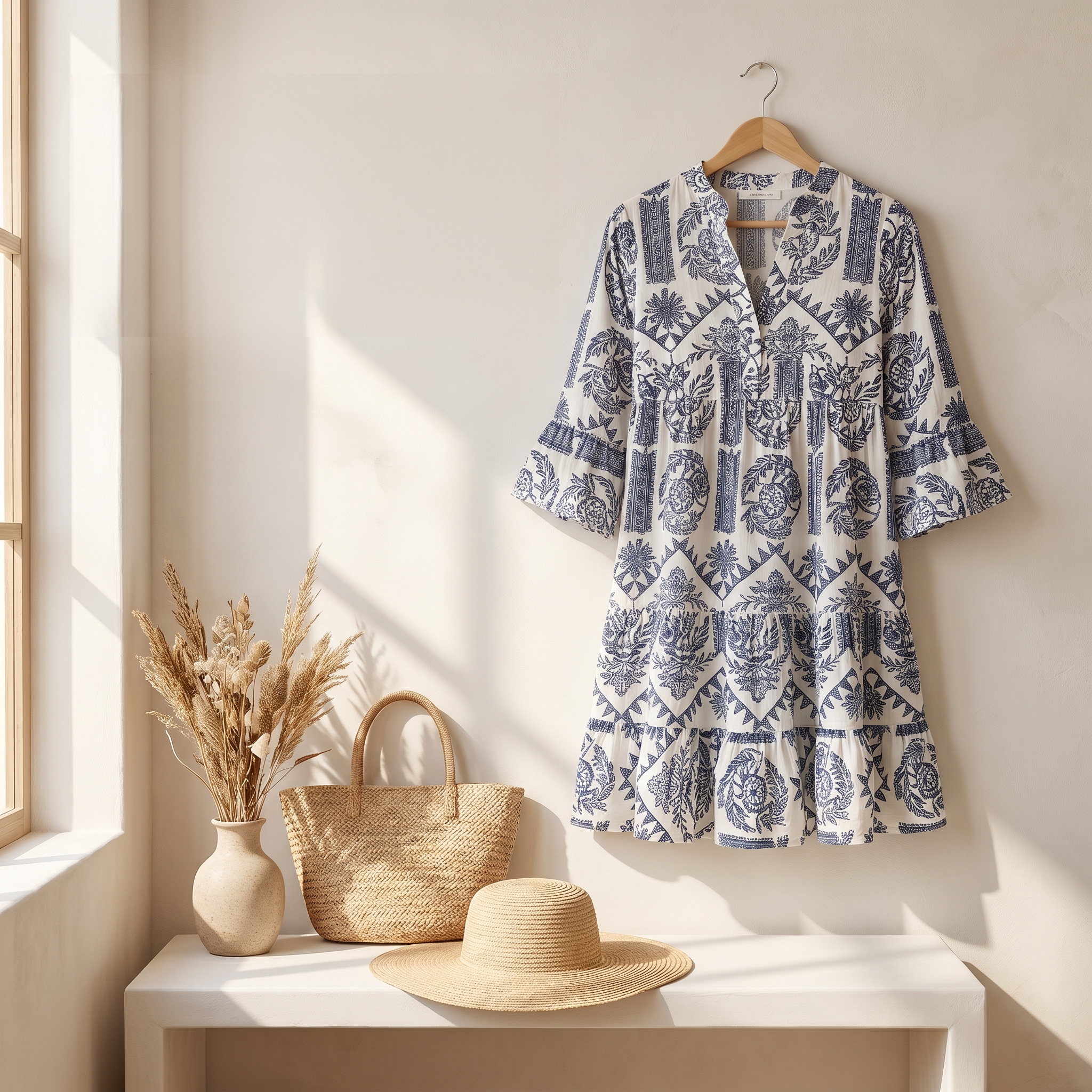 Krisella - Robe Midi Style Bohème Raffiné