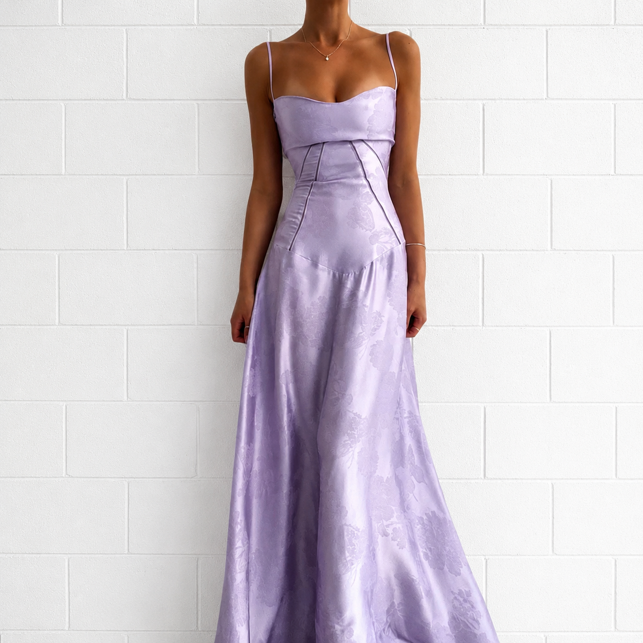 Sandra - Robe Maxi Élégante Cintrée
