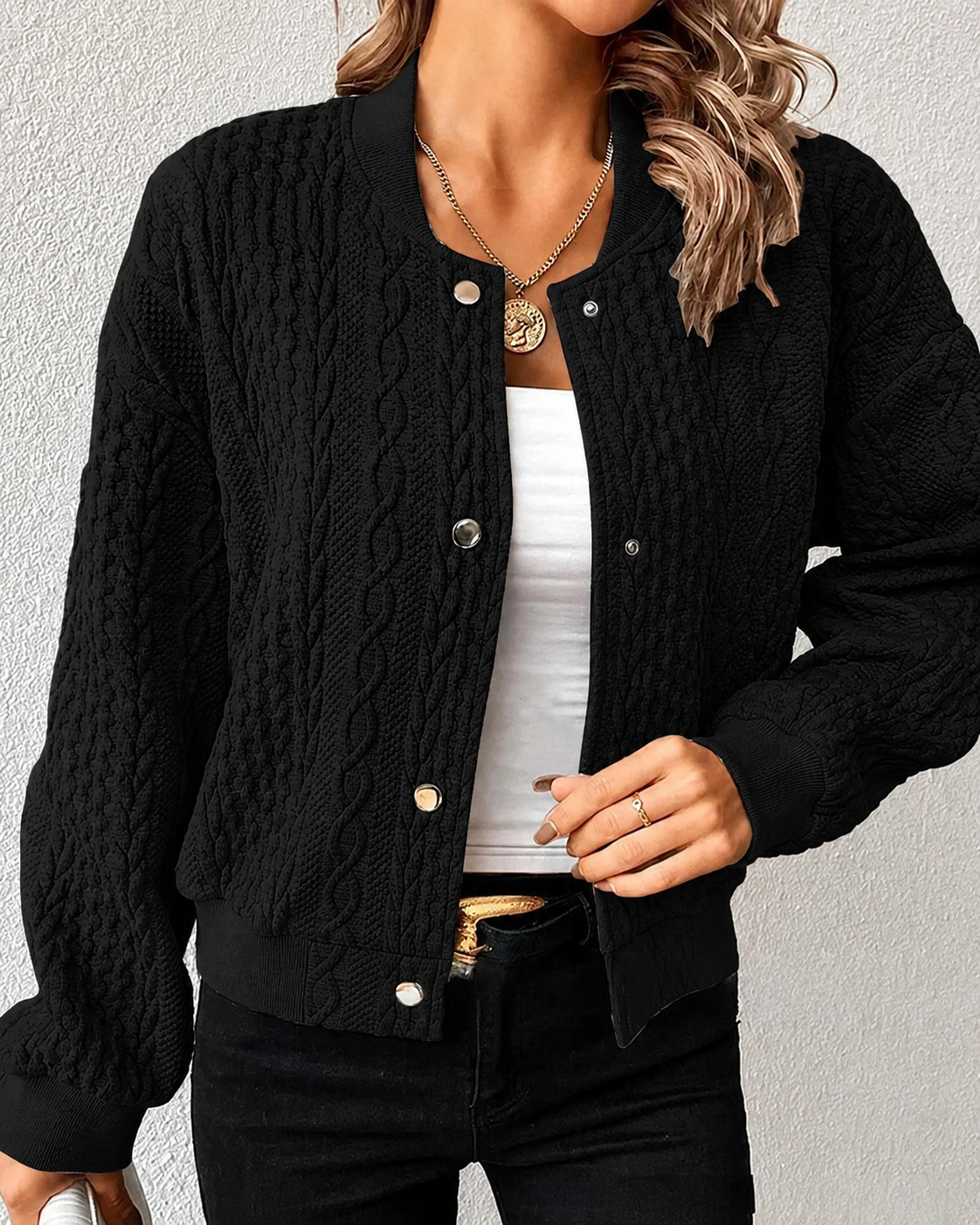 Kymbrea - Cardigan Boutonné Douillet