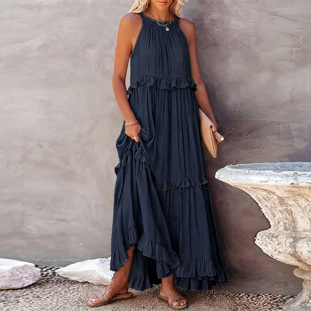 Vessa - Robe Maxi Chic à Étages