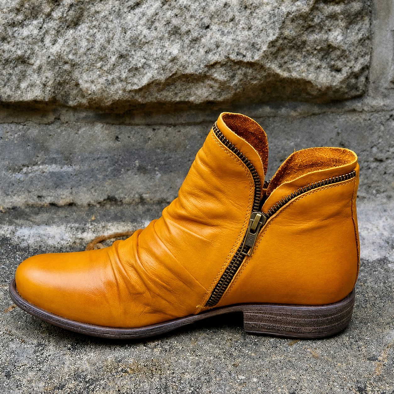 Julie - Bottes Élégantes avec Fermeture Éclair