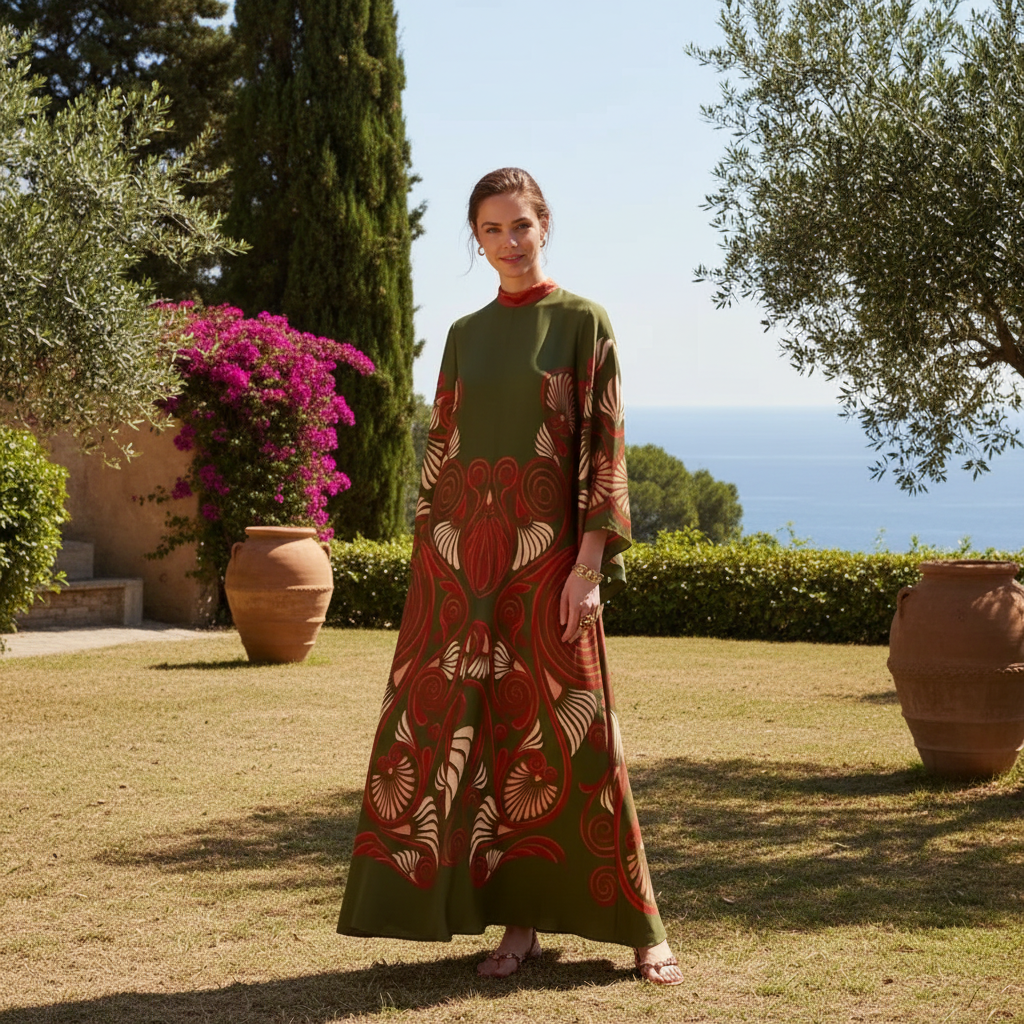 Kymbrea - Robe Maxi Évasée et Élégante