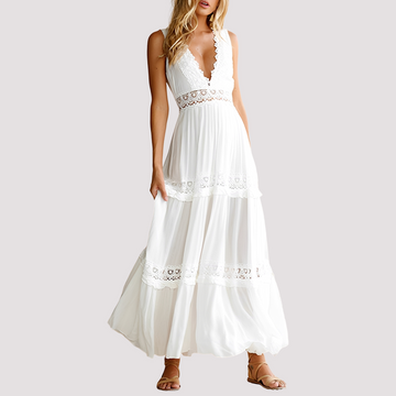 Tegan - Robe Midi Sophistiquée