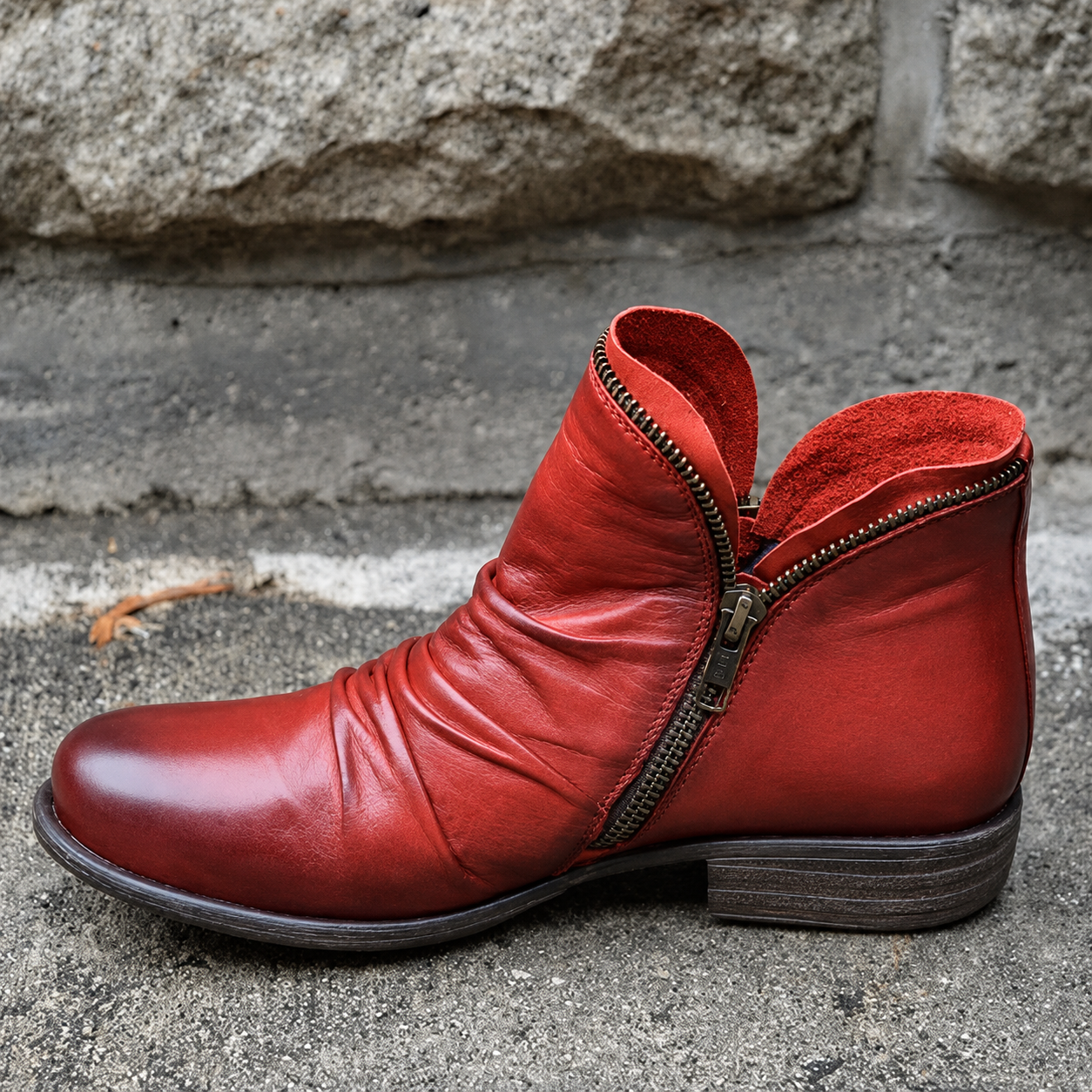 Julie - Bottes Élégantes avec Fermeture Éclair
