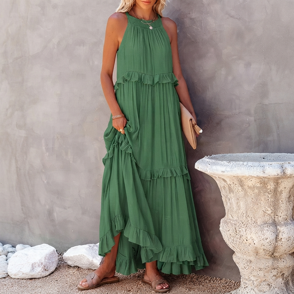 Vessa - Robe Maxi Chic à Étages
