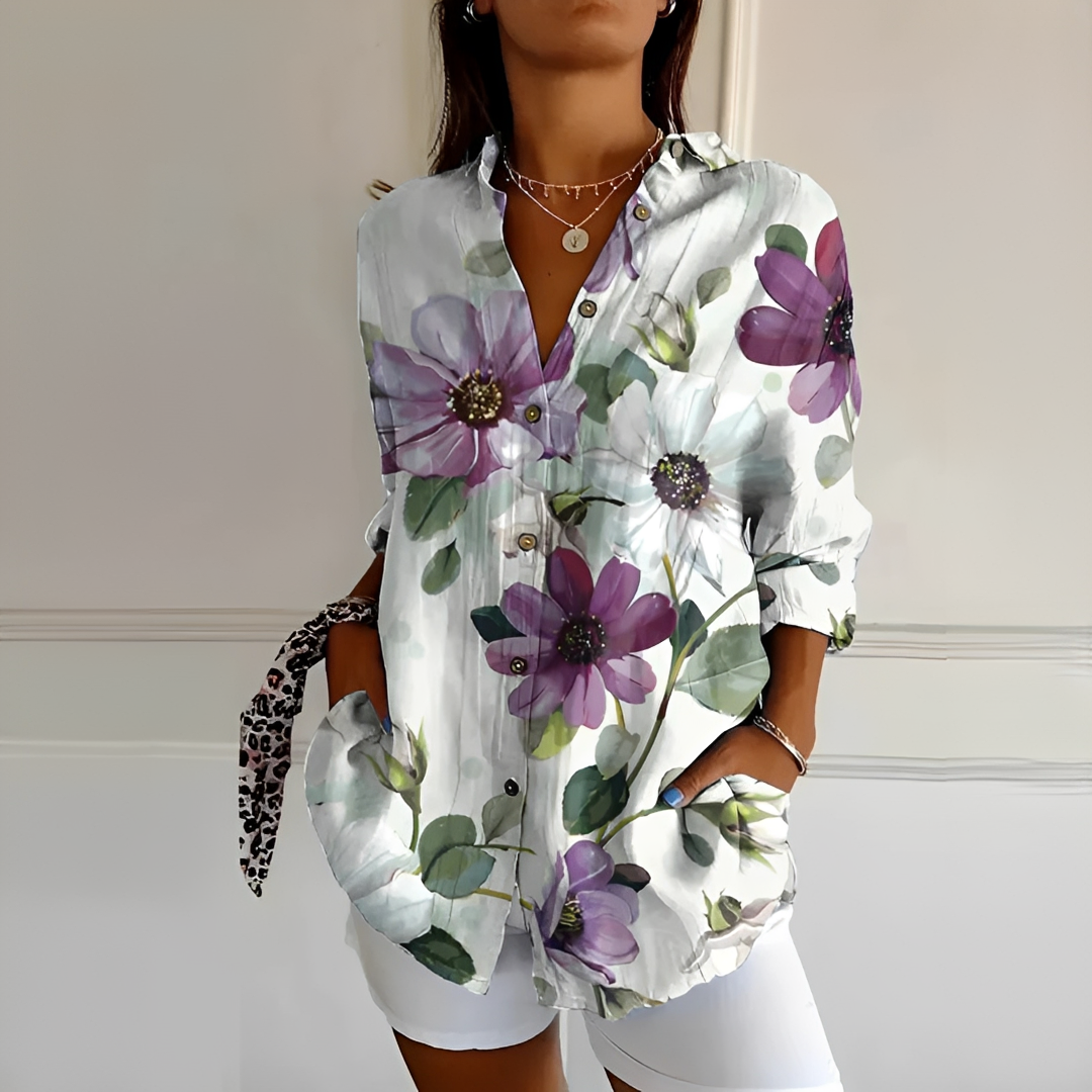 Eleanor - Chemise Chic à Boutons