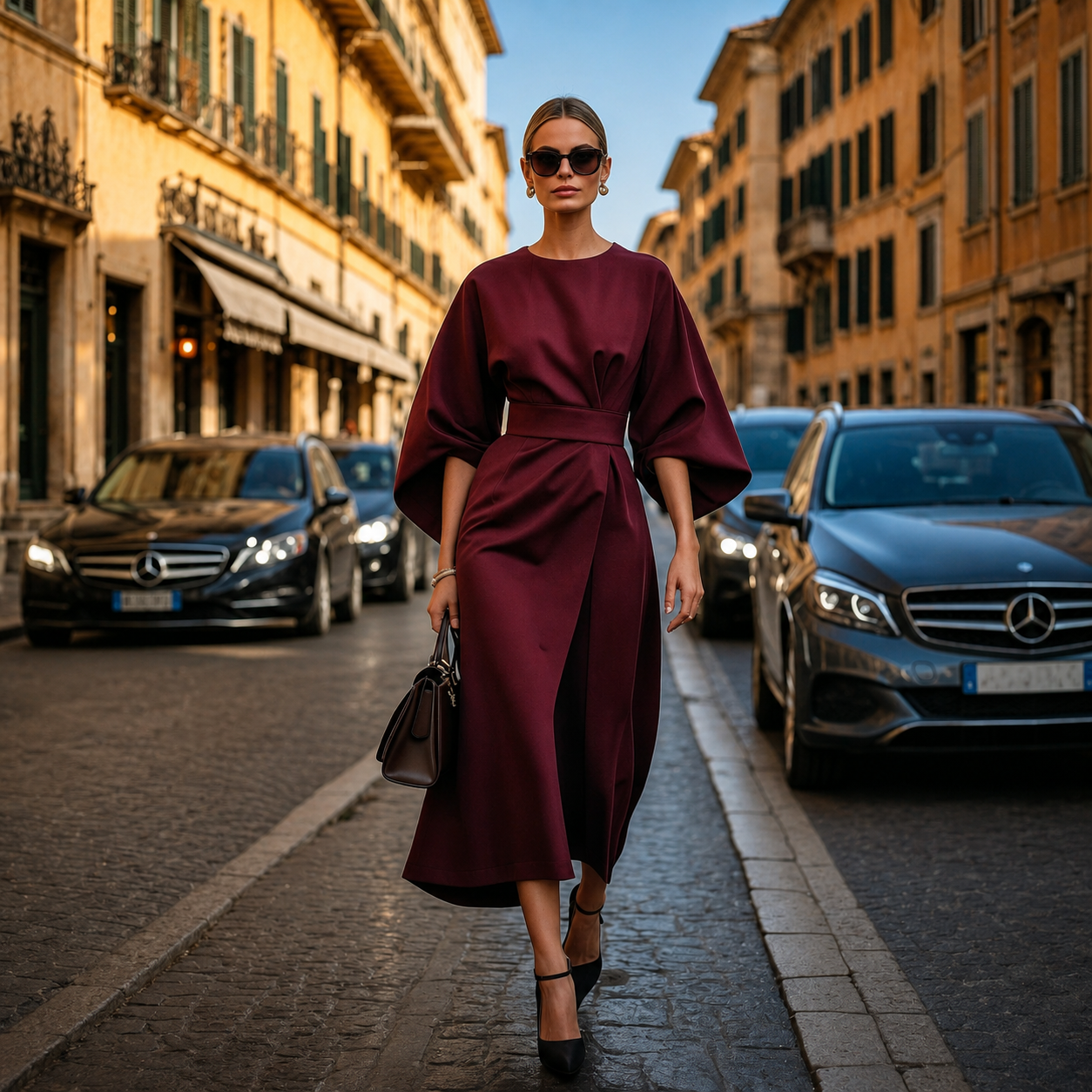 Sonia - Robe Chic à Manches Amples