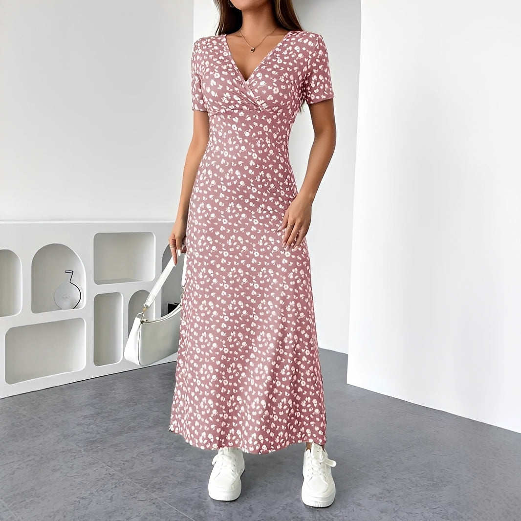 Reggie - Robe Maxi avec Design Floral Élégant