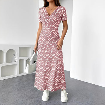 Reggie - Robe Maxi avec Design Floral Élégant