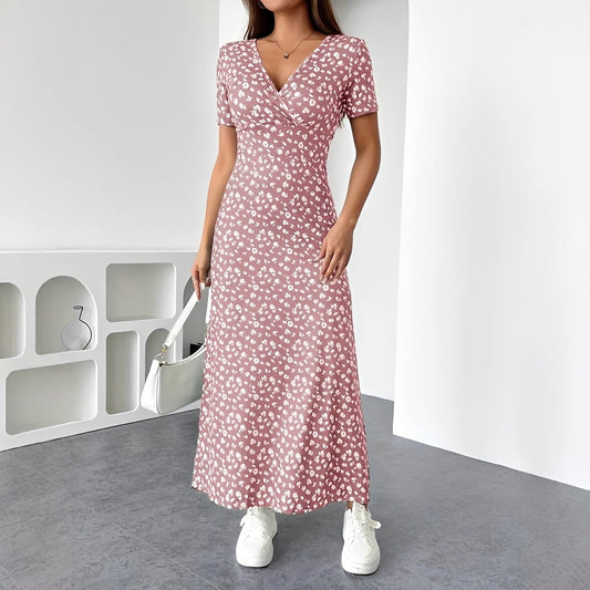Reggie - Robe Maxi avec Design Floral Élégant