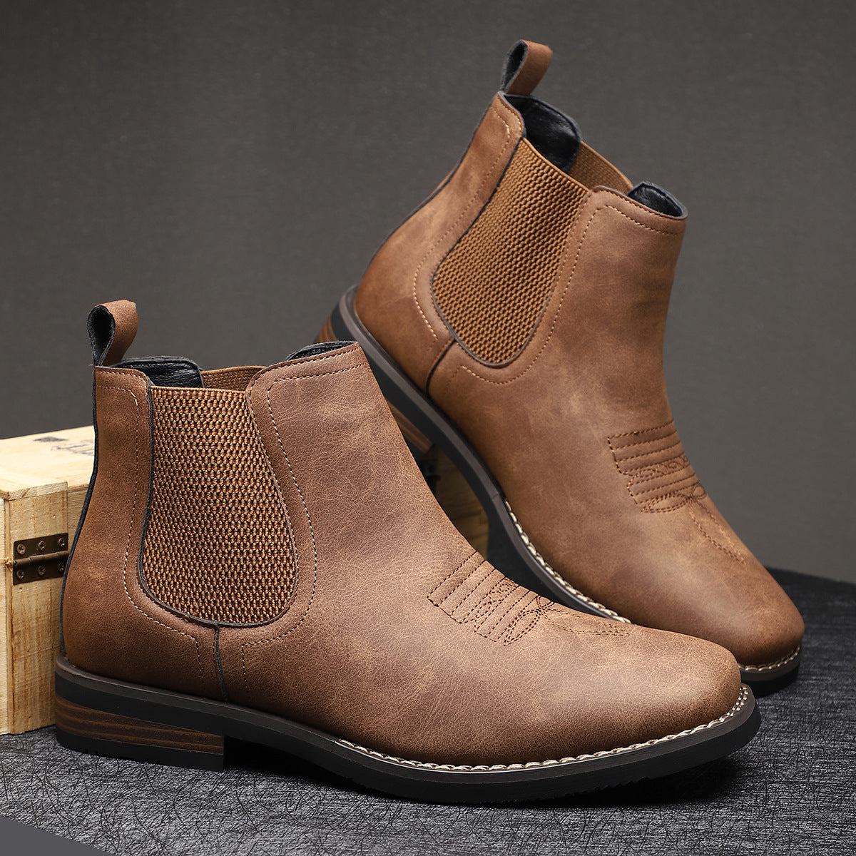 Carson - Bottes Élégantes Mi-Mollet