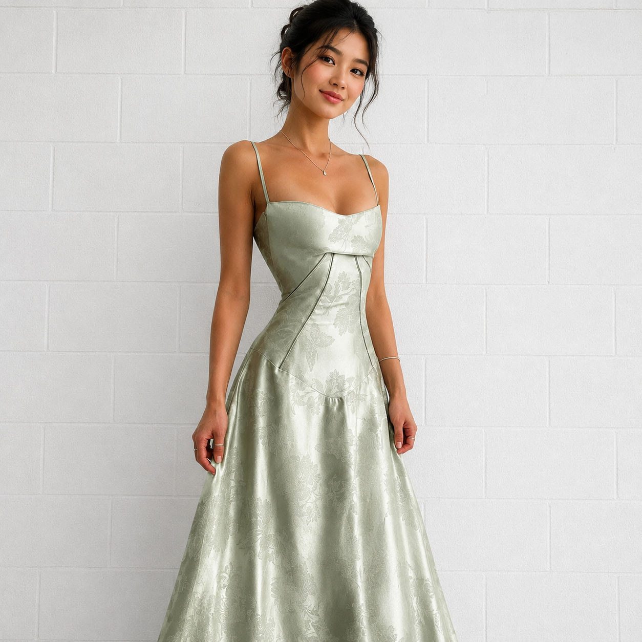 Sandra - Robe Maxi Élégante Cintrée