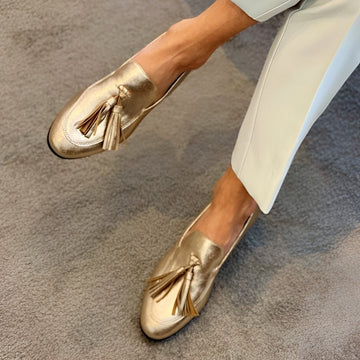 Alyssia - Chaussures Décontractées avec Pompons