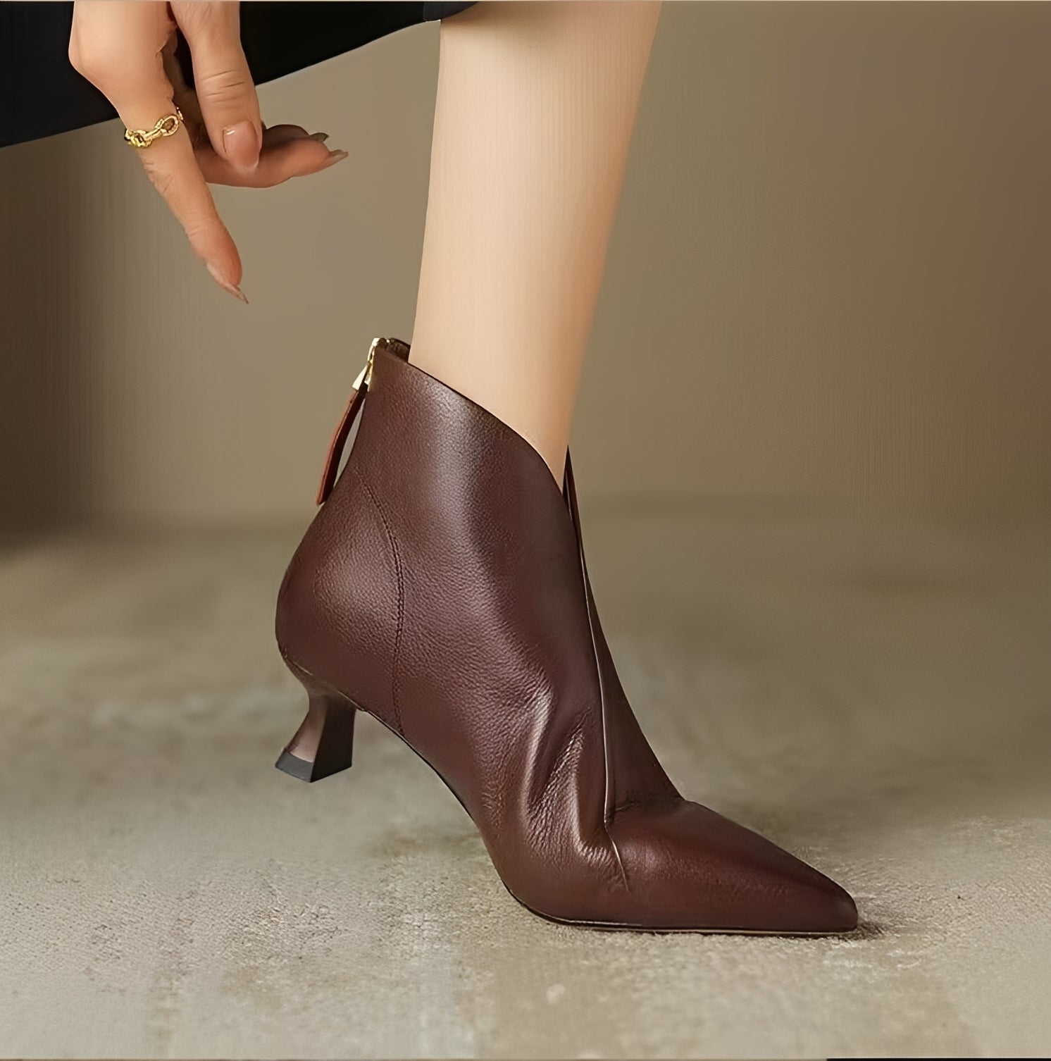 Samira - Bottines Élégantes à Talons
