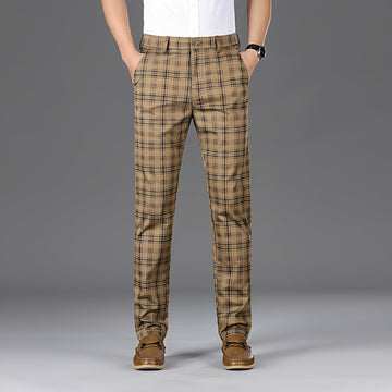 Myers - Pantalon style décontracté à carreaux
