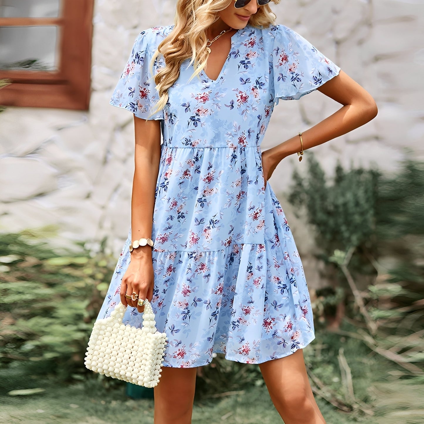 Charlotte - Robe Femme - pour un Style Floral Éclatant