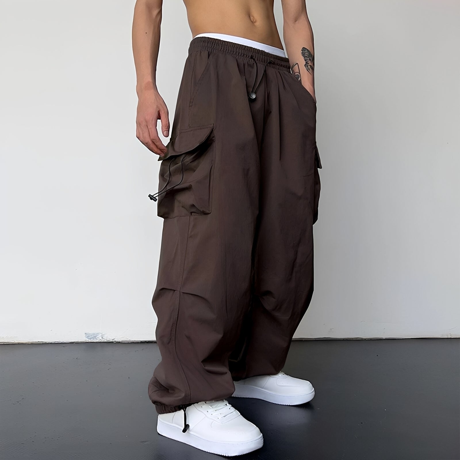 Curtis - Pantalon cargo large à séchage rapide