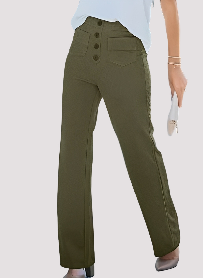 Tianna - Pantalon chic à taille haute