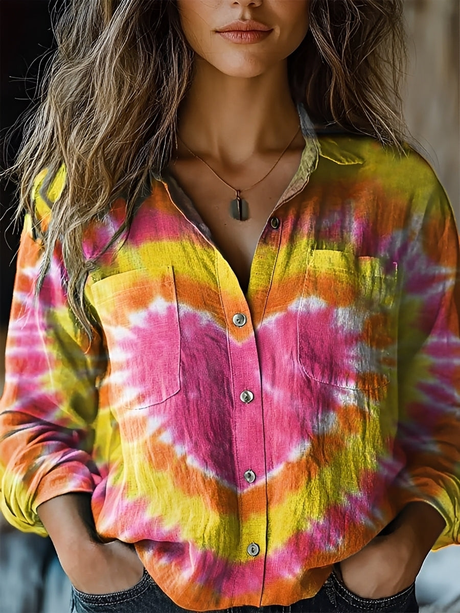 Jasmin - Blouse lumineuse à manches longues