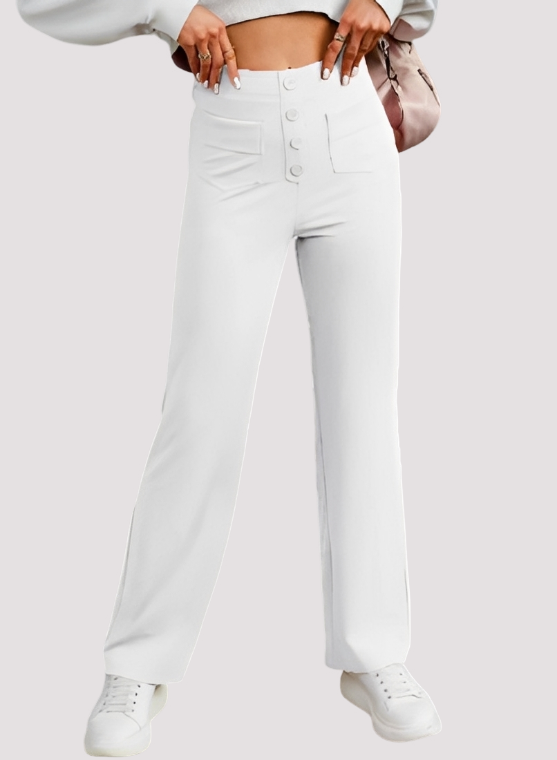 Tianna - Pantalon chic à taille haute