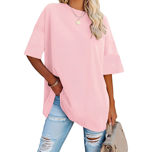 Alice - T-shirt ample avec épaules tombantes