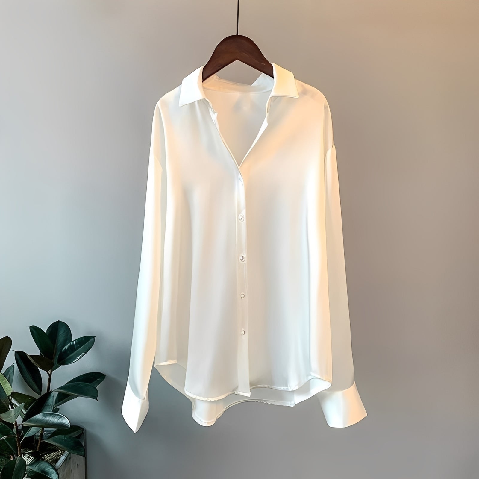 Ashley - Chemise chic à manches longues