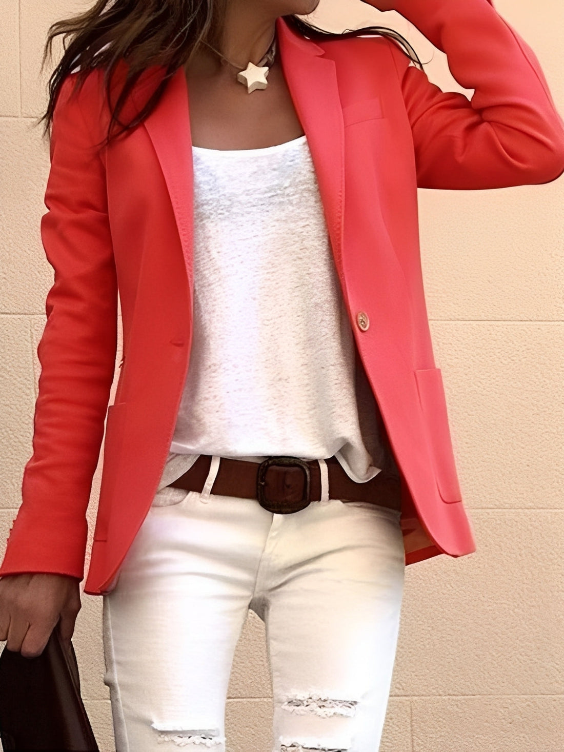 Leonie - Blazer féminin élégant et décontracté ajusté