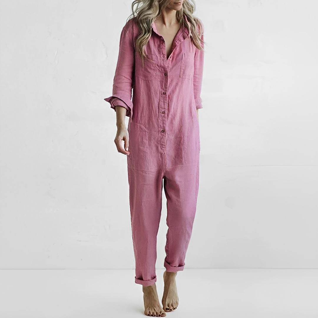 Novaria - Combinaison estivale à manches longues pour femme