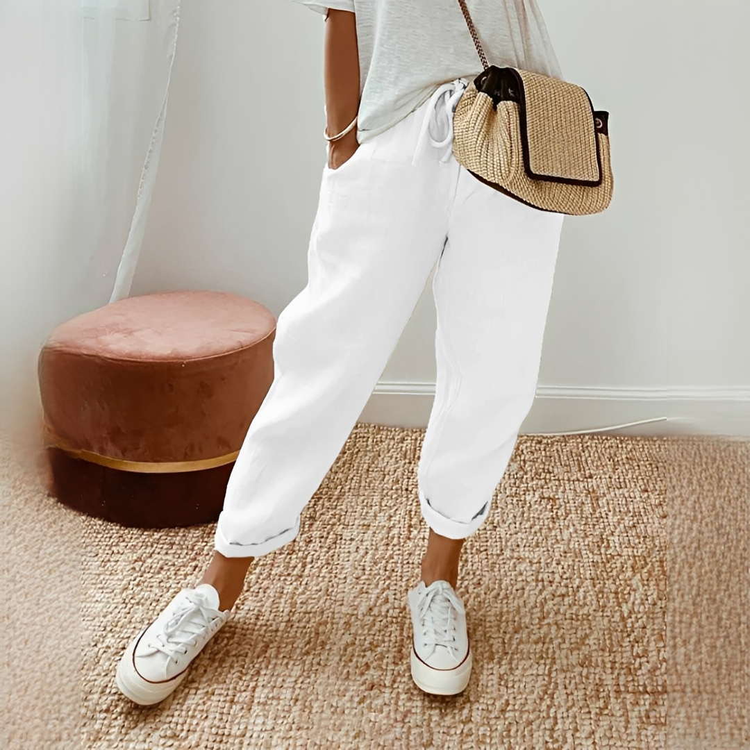 Whitney - Pantalon détente à taille élastique