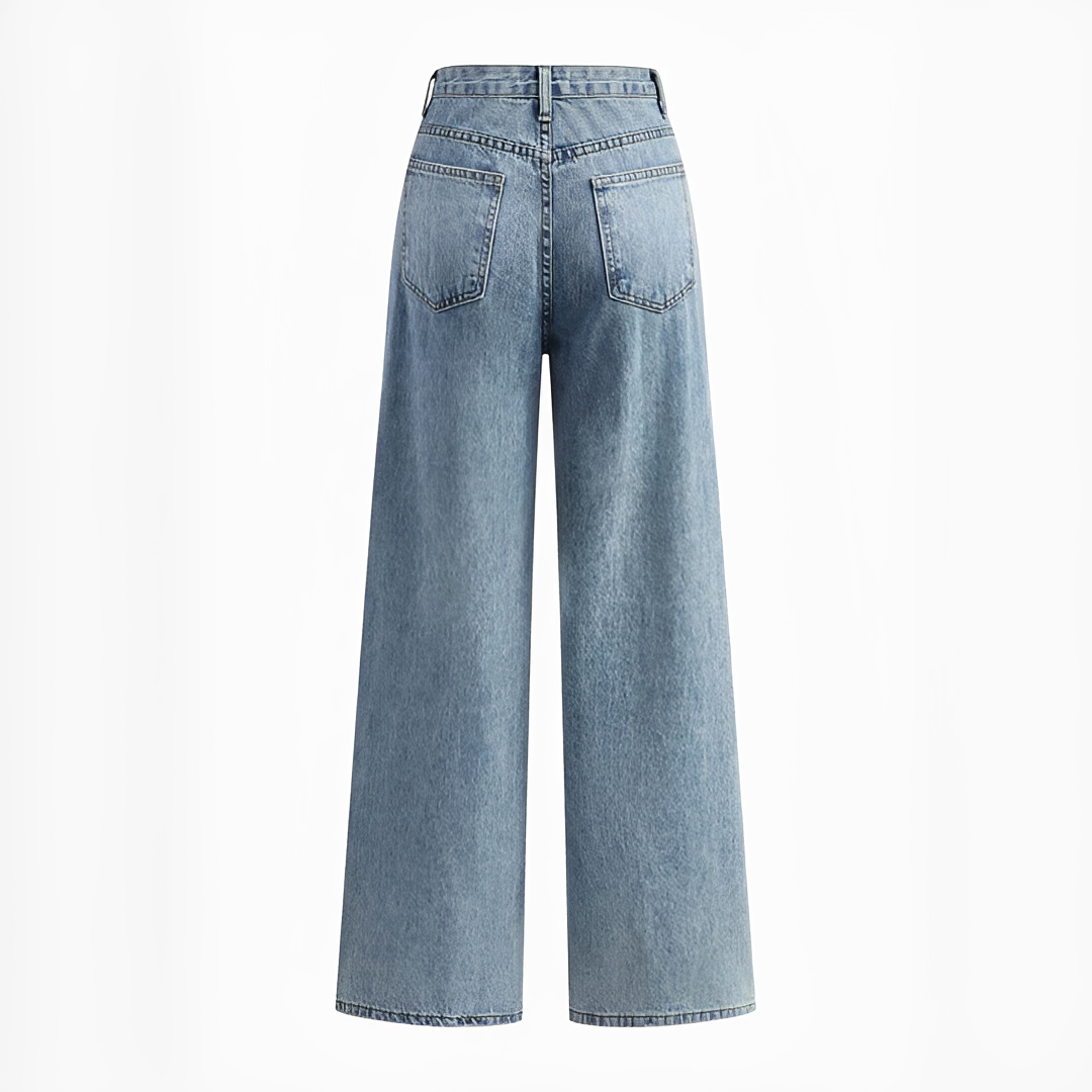 Jolina - Pantalon taille asymétrique