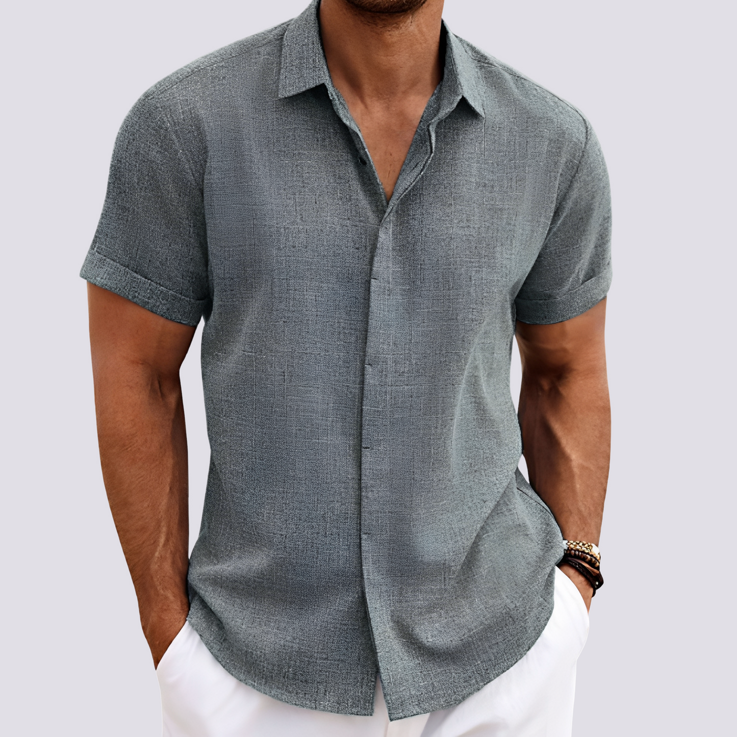 Jamie – Chemise pour homme – confortable et décontractée