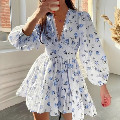 Jessamin - Robe d'été chic avec motifs floraux pour femme