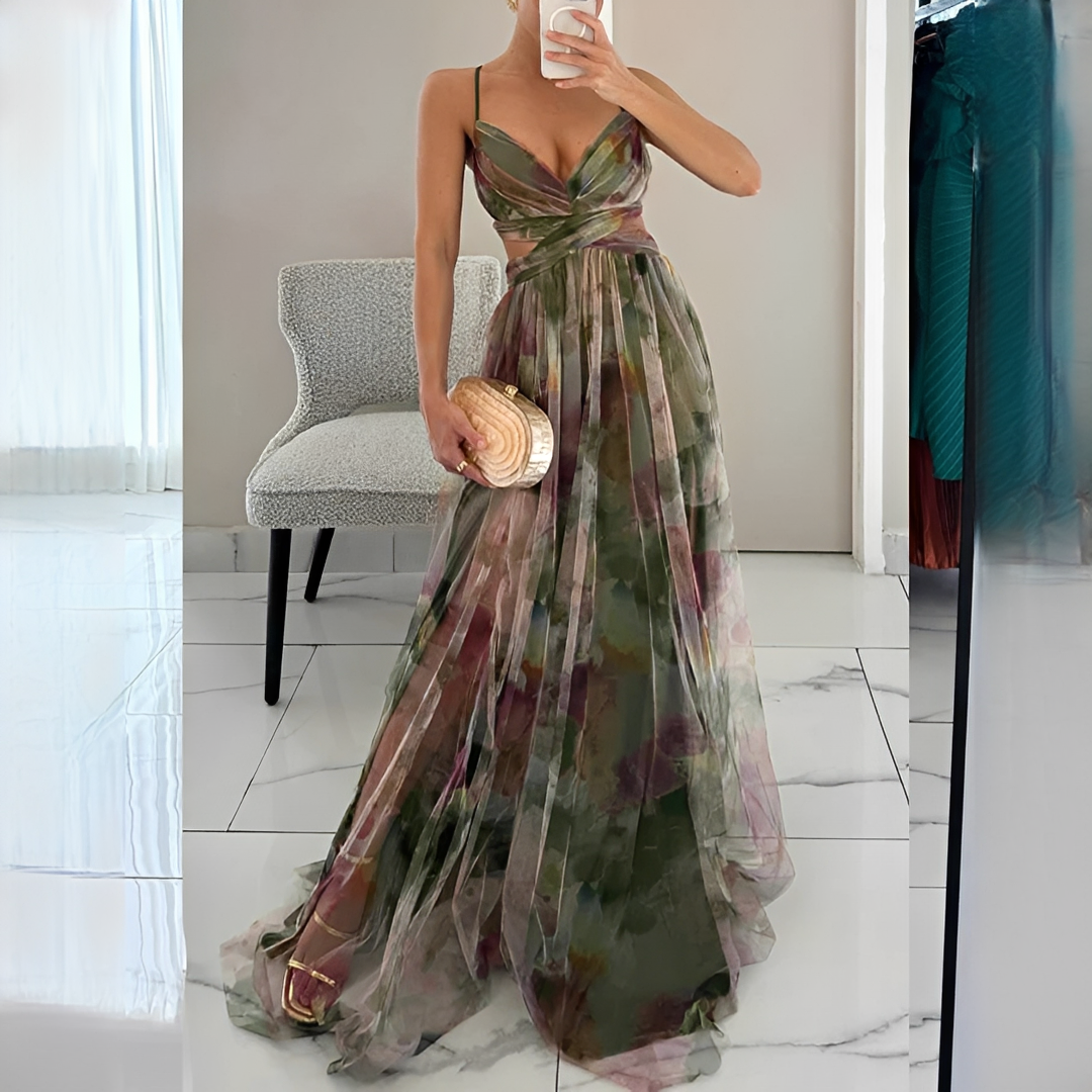 Lucinda - Robe Maxi Élégante et Fluide