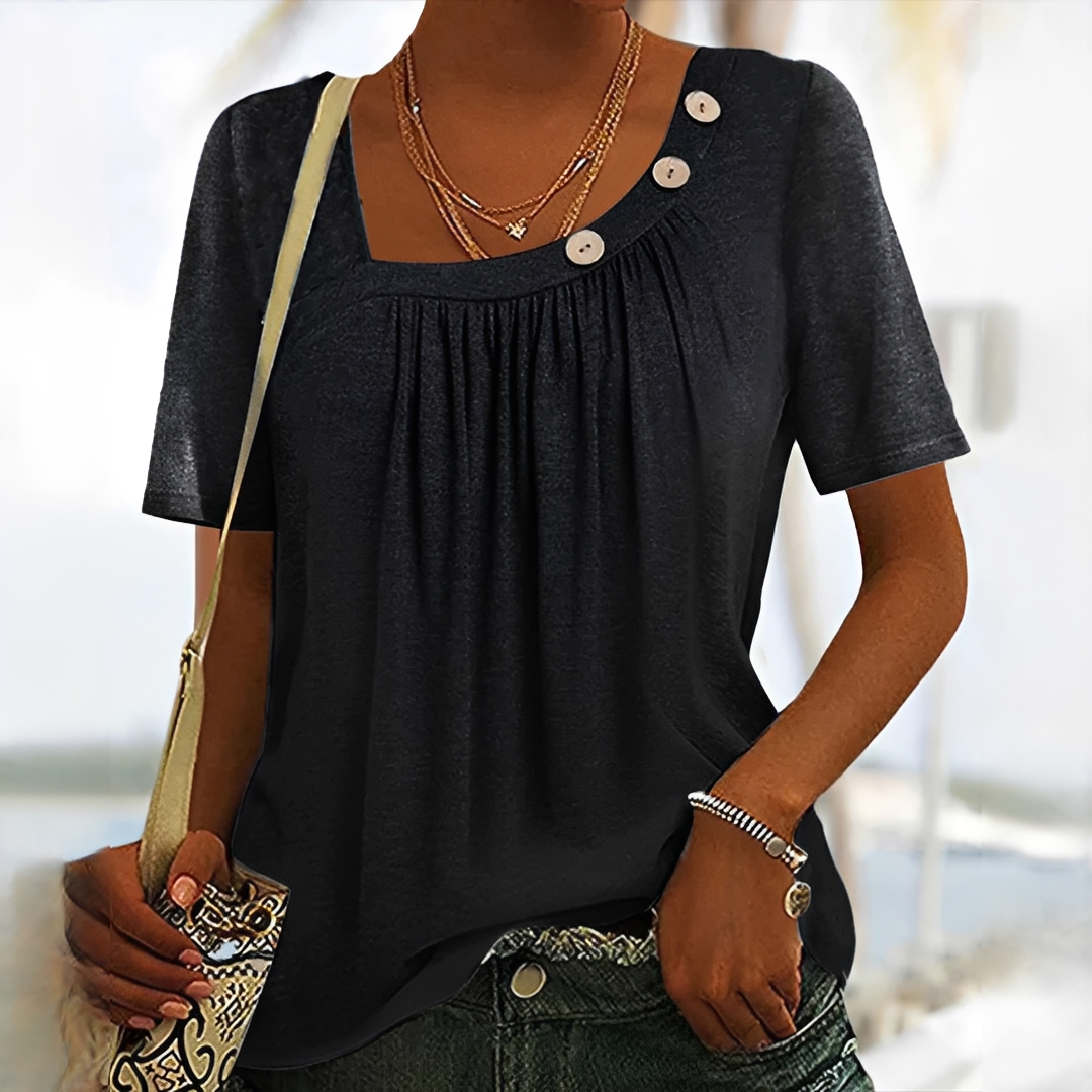 Joanne - Blouse Élégante avec Boutons