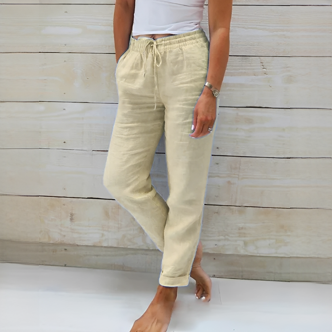 Elinna - Pantalon d'été femme moderne