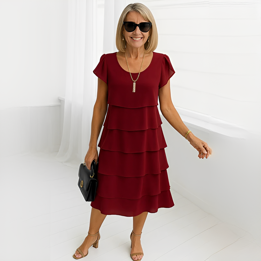 Keren - Robe midi élégante