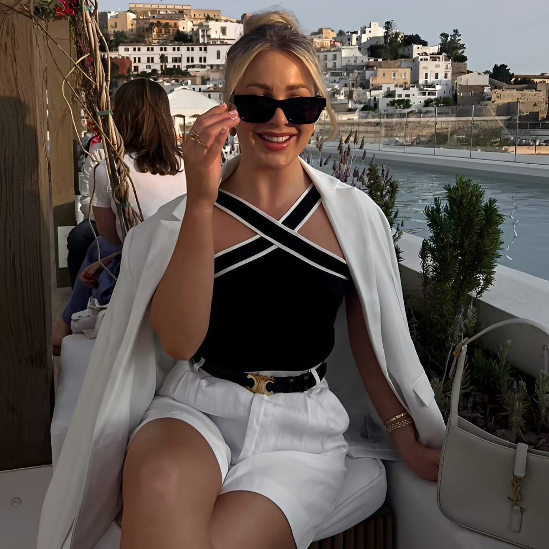 Ferlyn - Haut tendance col en V
